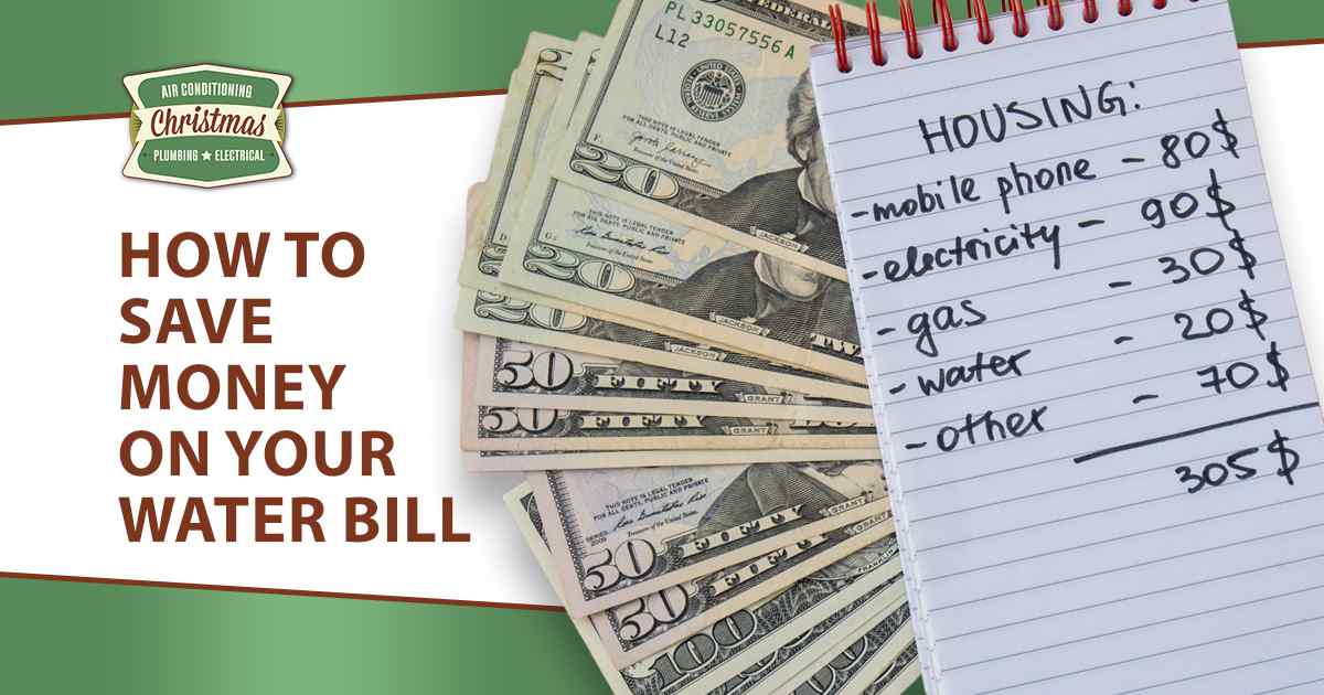 How to Save Money on Your Water Bill