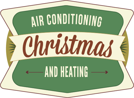 Logo showcasing Christmas Air Conditioning and Heating services, tailored to fit the festive season and complement the page's context.