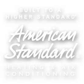 American Standard Air Conditioning and Heating Manufacturer Logo - White