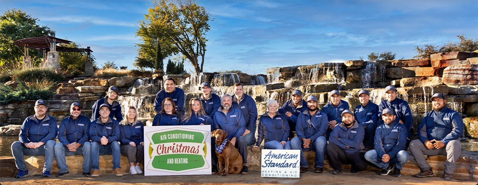 Christmas Air Conditioning and Heating Team Picture - Flower Mound and Argyle